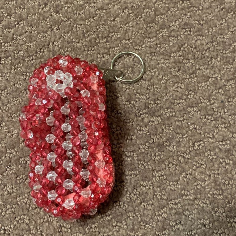Kids Key Chain Wallet - Pink Shoe Design (3 for $20)